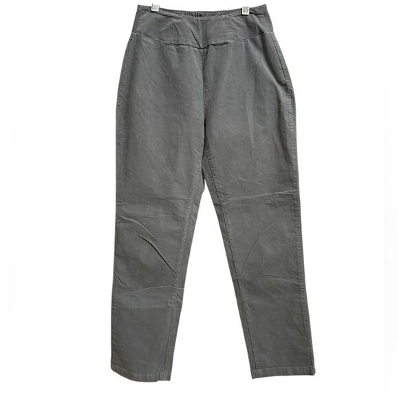 Cut Loose Slim Ankle Lightweight Corduroy Pants Women's Size XS Grey Tapered Leg - Picture 1 of 14